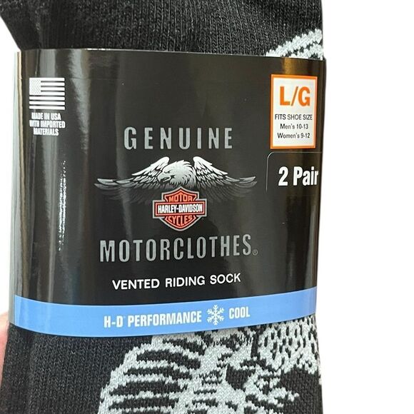 Harley-Davidson Multi-pack Sock Bundle, Size L, NWT - Picture 3 of 8